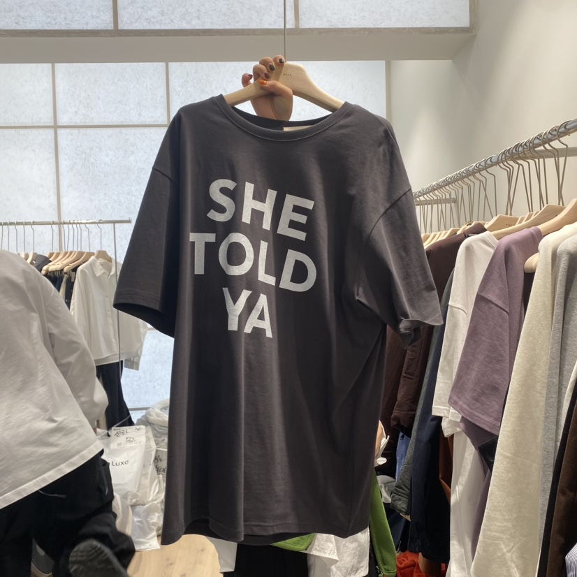REVE-L韓國直郵東大門實拍女裝新款職業推薦熱賣休閑真品T恤REVE-LT恤圖色2