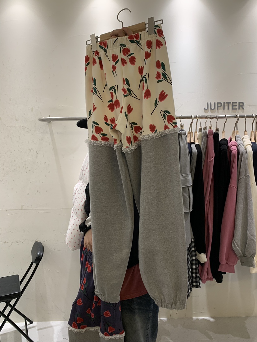 JUPITER韓國直郵女裝新品熱賣推薦人氣真品24秋冬休閑褲加絨JUPITER休閑褲圖色2