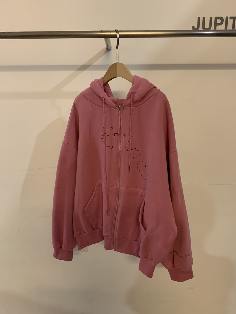 JUPITER韓國直郵東大門實拍女裝新品24秋冬時尚休閑夾克兜帽JUPITER夾克