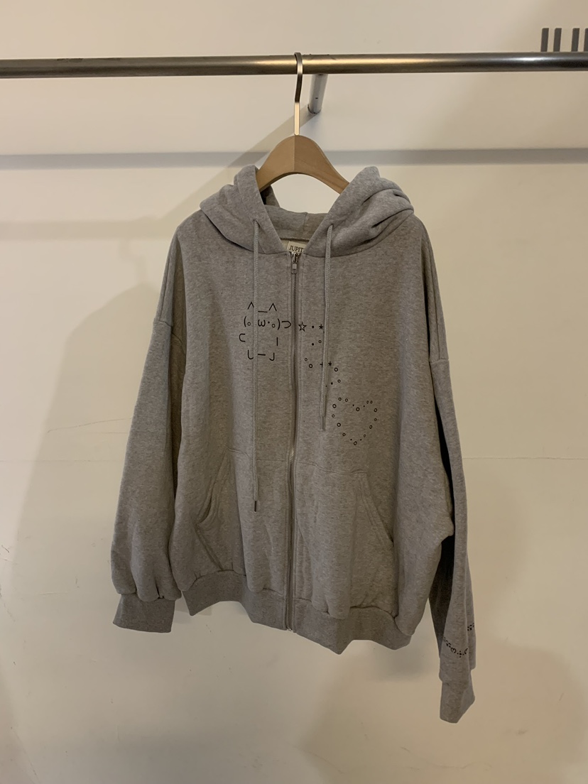JUPITER韓國直郵東大門實拍女裝新品24秋冬時尚休閑夾克兜帽JUPITER夾克