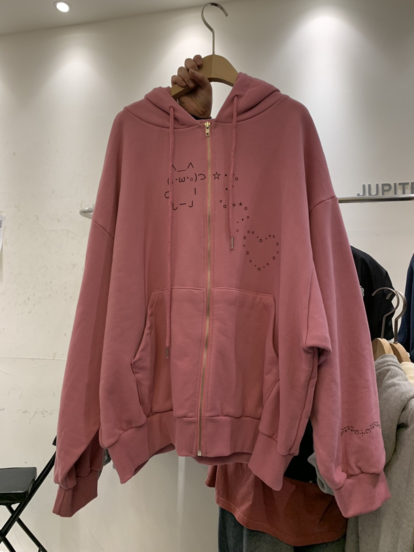 JUPITER韓國直郵東大門實拍女裝新品24秋冬時尚休閑夾克兜帽JUPITER夾克圖色3