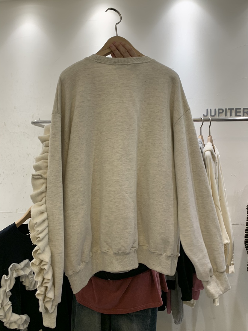 JUPITER韓國直郵東大門實拍女裝新品休閑人氣24秋冬真品衛衣JUPITER衛衣