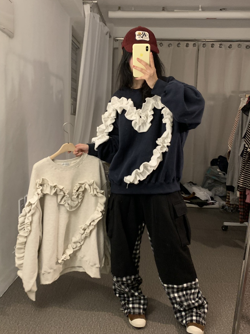 JUPITER韓國直郵東大門實拍女裝新品休閑人氣24秋冬真品衛衣JUPITER衛衣