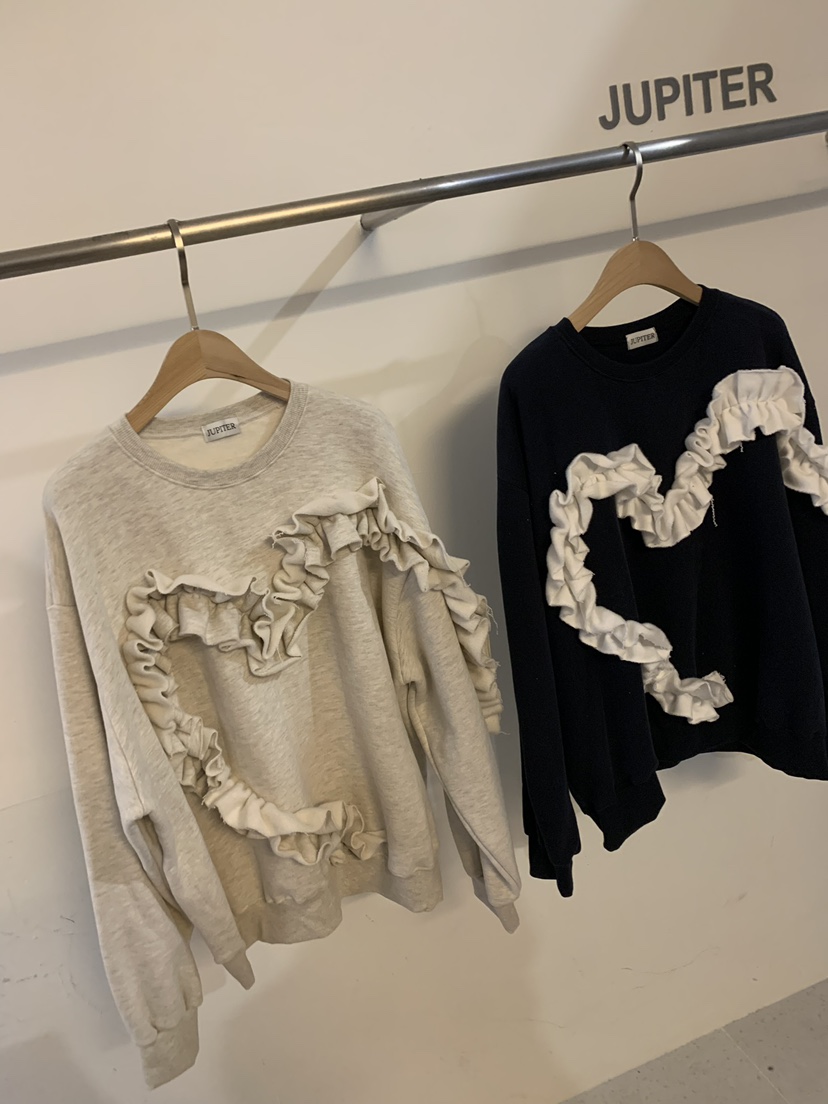 JUPITER韓國直郵東大門實拍女裝新品休閑人氣24秋冬真品衛衣JUPITER衛衣