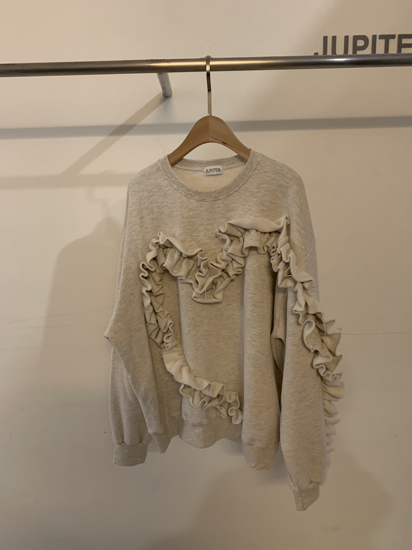 JUPITER韓國直郵東大門實拍女裝新品休閑人氣24秋冬真品衛衣JUPITER衛衣