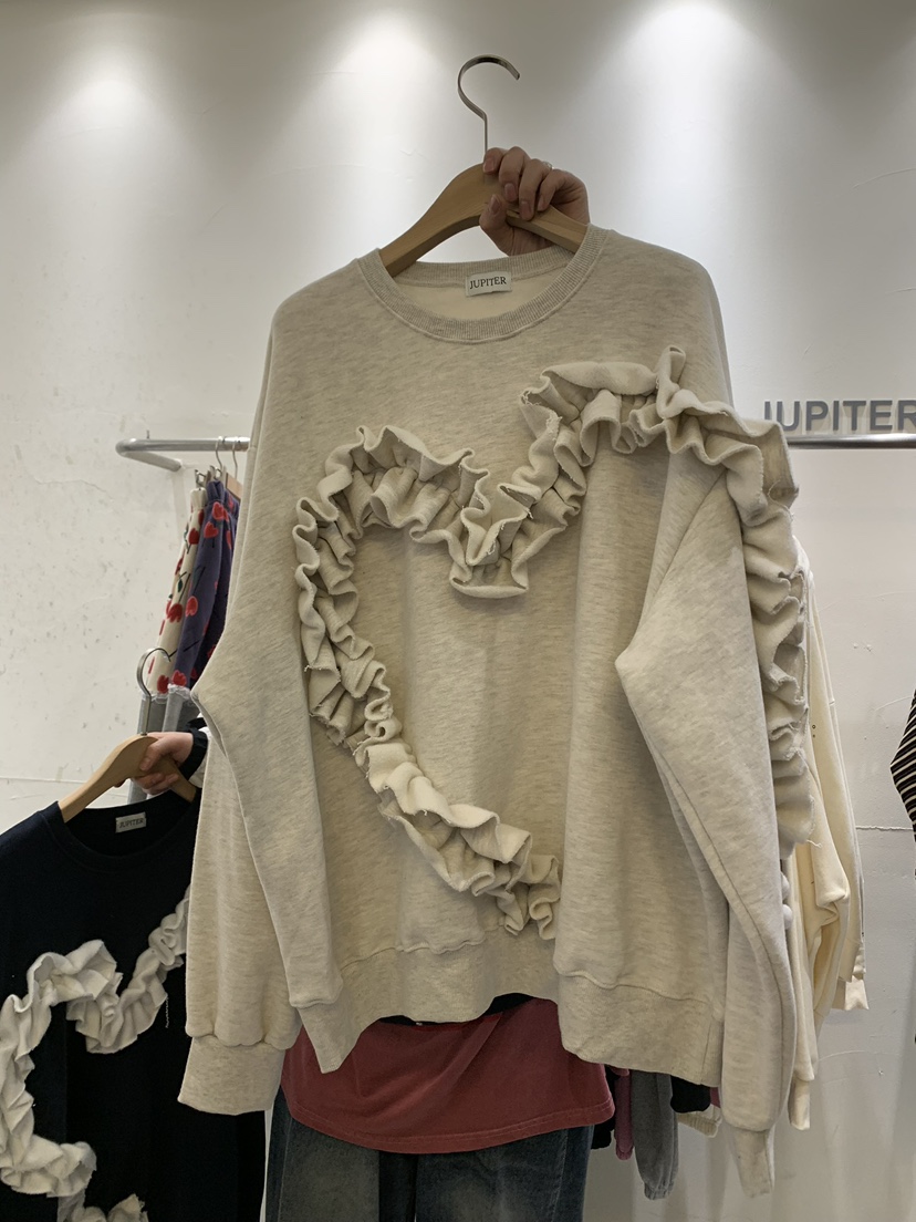 JUPITER韓國直郵東大門實拍女裝新品休閑人氣24秋冬真品衛衣JUPITER衛衣圖色2