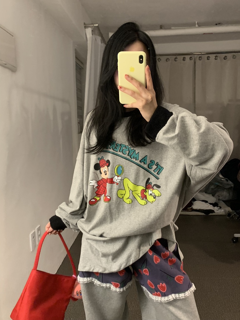 JUPITER韓國直郵女裝新品休閑24秋冬真品推薦職業長袖T恤JUPITER長袖T恤