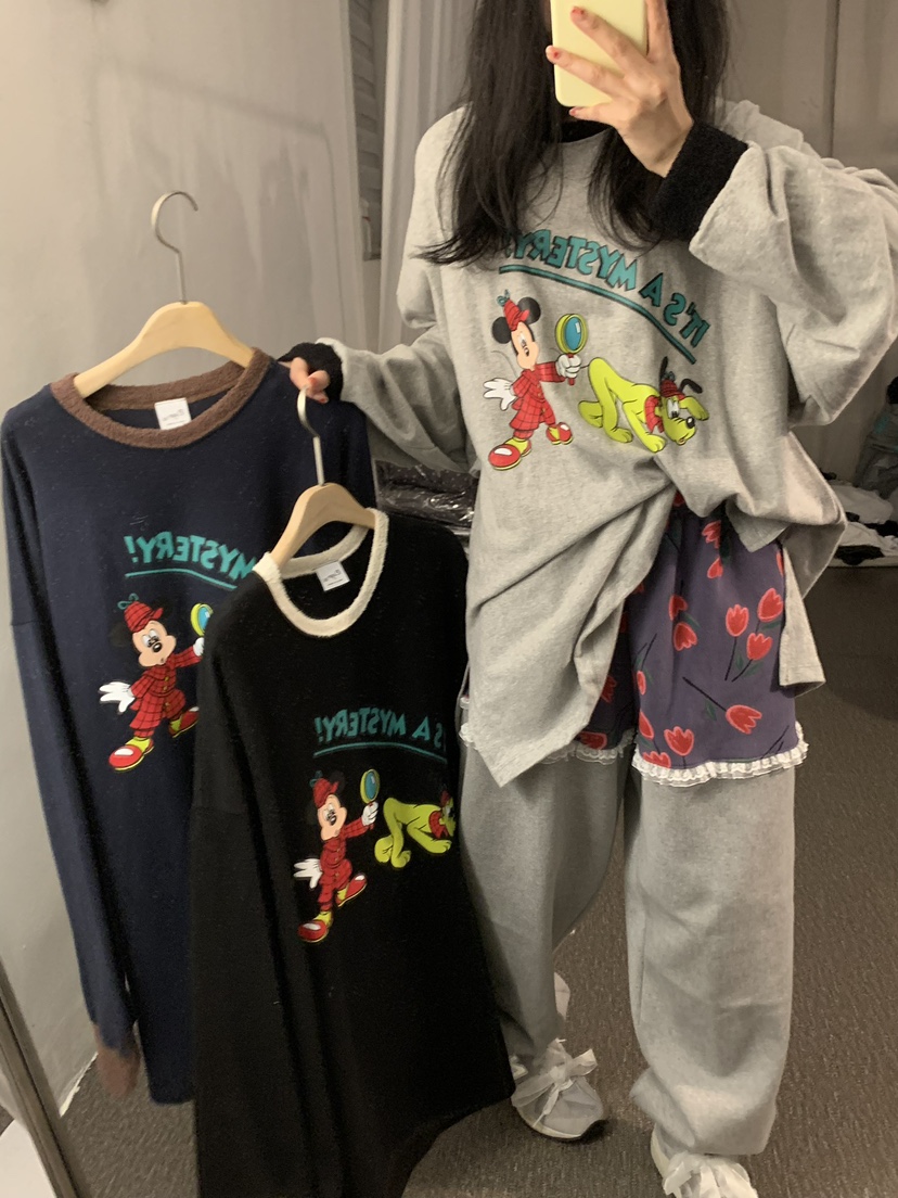 JUPITER韓國直郵女裝新品休閑24秋冬真品推薦職業長袖T恤JUPITER長袖T恤