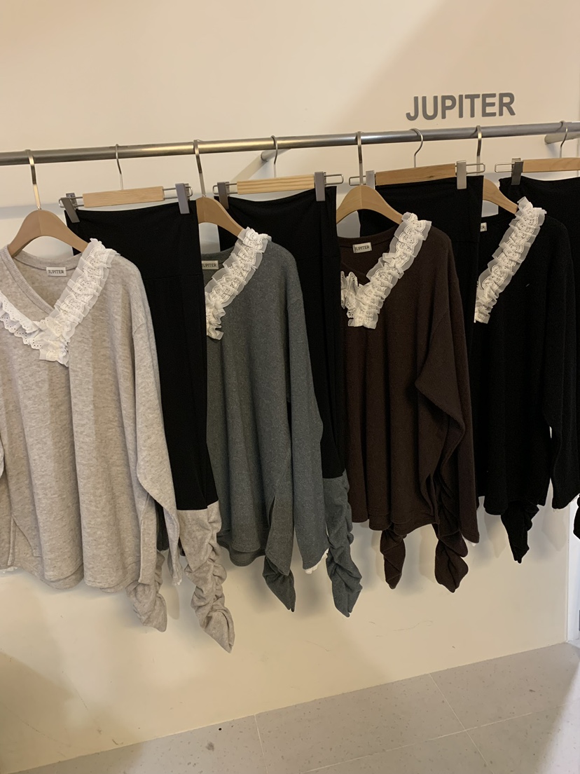 JUPITER直郵韓國代購女裝新品休閑推薦24秋冬打底褲鯊魚褲羅紋JUPITER打底褲/鯊魚褲