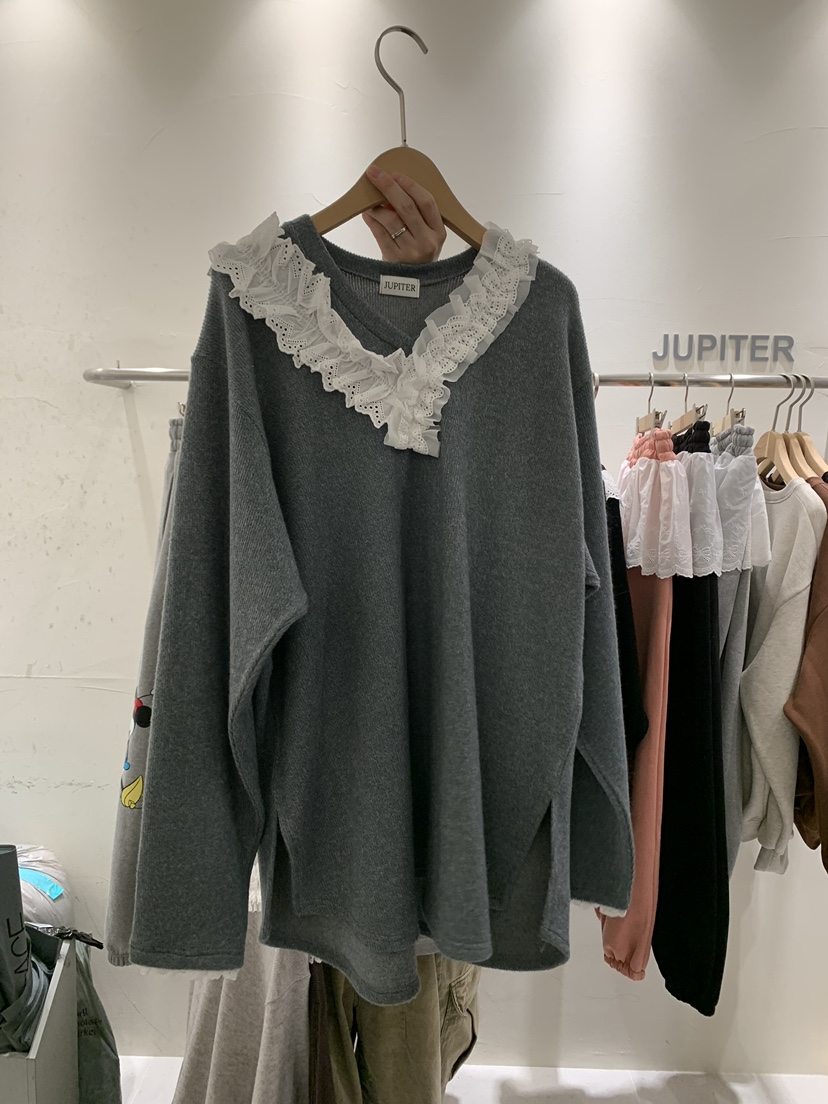 JUPITER韓國直郵東大門實拍女裝新款人氣推薦職業襯衫蕾絲衫JUPITER襯衫/蕾絲衫圖色2