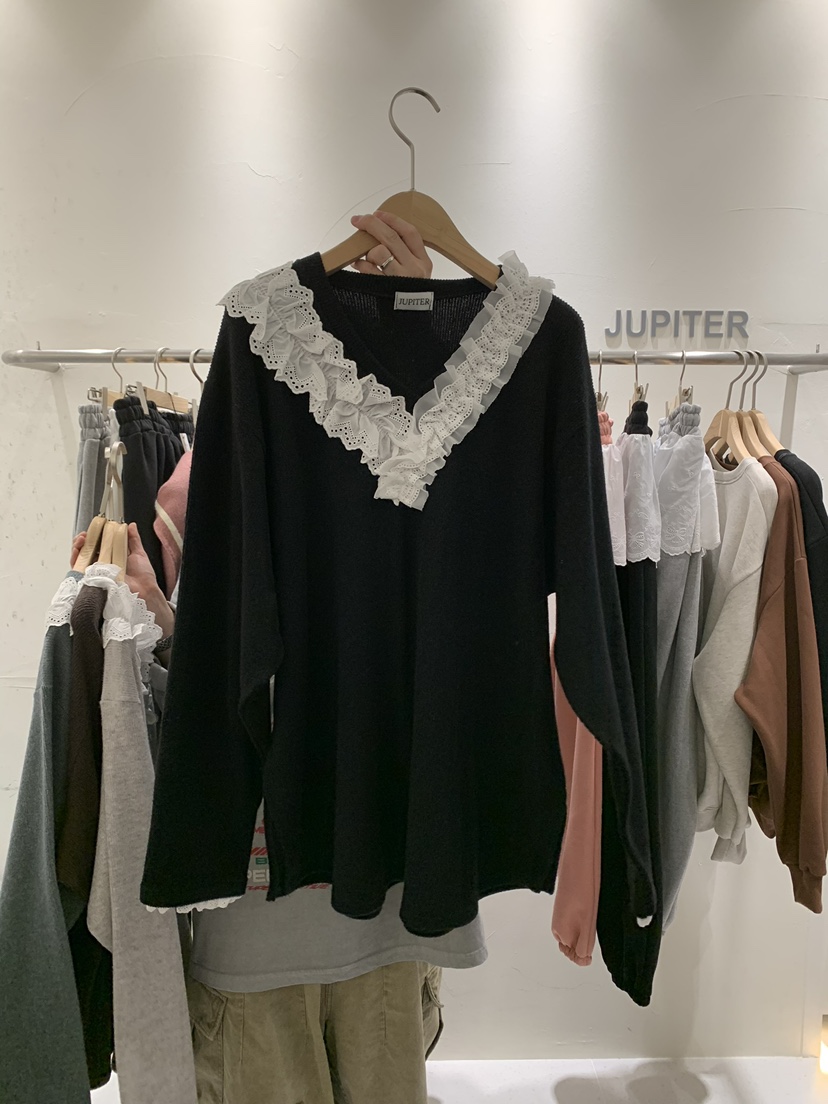 JUPITER韓國直郵東大門實拍女裝新款人氣推薦職業襯衫蕾絲衫JUPITER襯衫/蕾絲衫圖色4