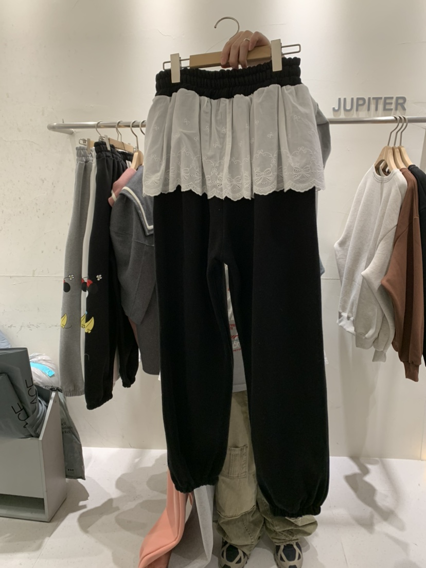 JUPITER直郵韓國代購女裝新品休閑熱賣職業時尚24秋冬裙褲加絨JUPITER裙褲