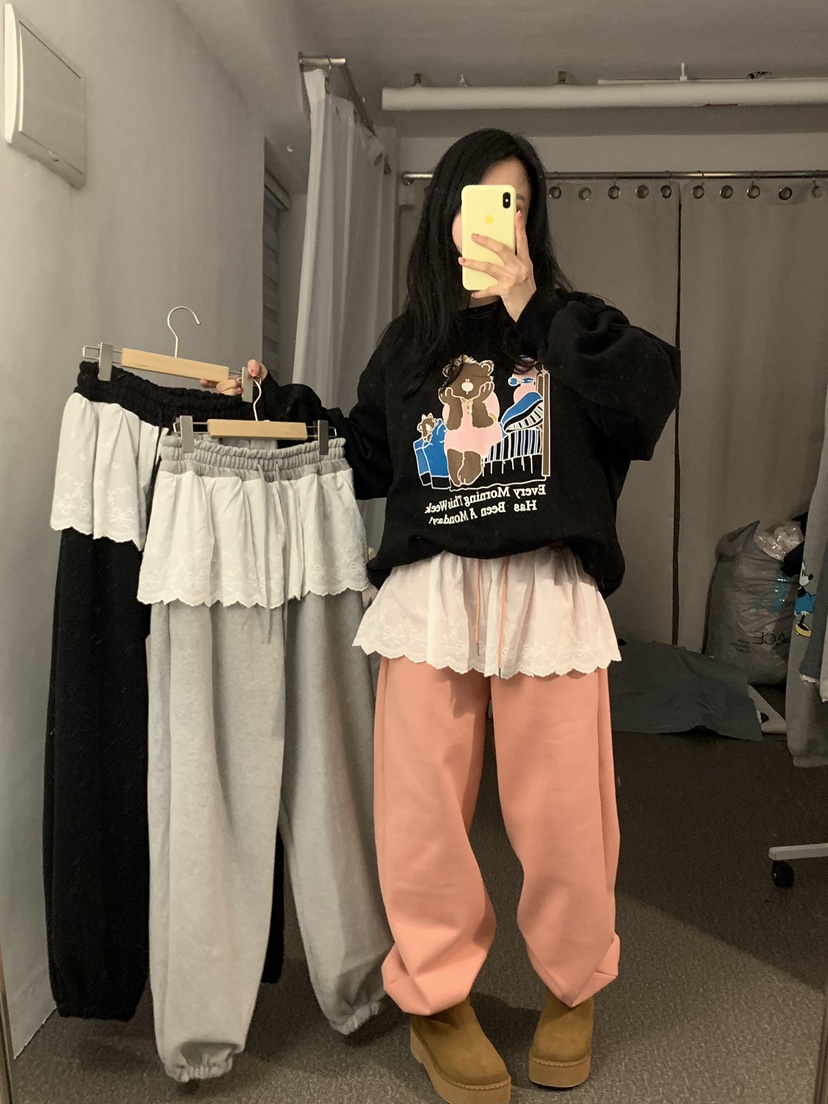 JUPITER直郵韓國代購女裝新品休閑熱賣職業時尚24秋冬裙褲加絨JUPITER裙褲