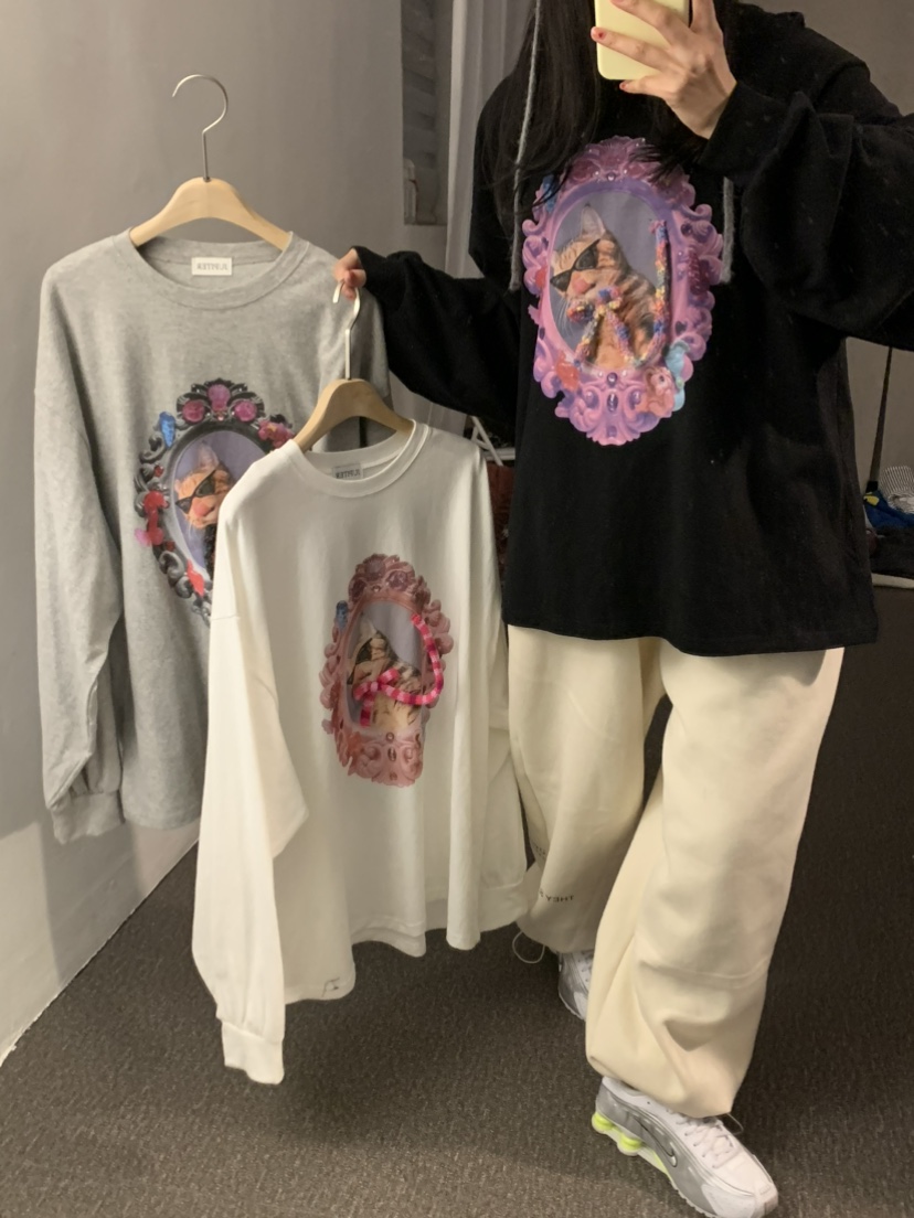 JUPITER韓國直郵東大門實拍女裝新品熱賣時尚人氣休閑長袖T恤JUPITER長袖T恤