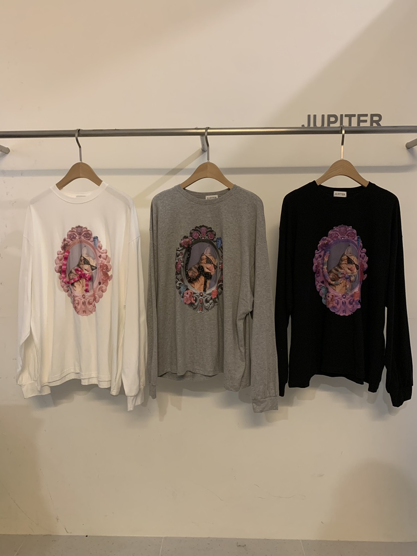 JUPITER韓國直郵東大門實拍女裝新品熱賣時尚人氣休閑長袖T恤JUPITER長袖T恤