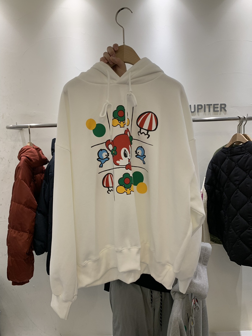 JUPITER韓國直郵女裝新品職業人氣24秋冬推薦真品時尚衛衣JUPITER衛衣圖色2