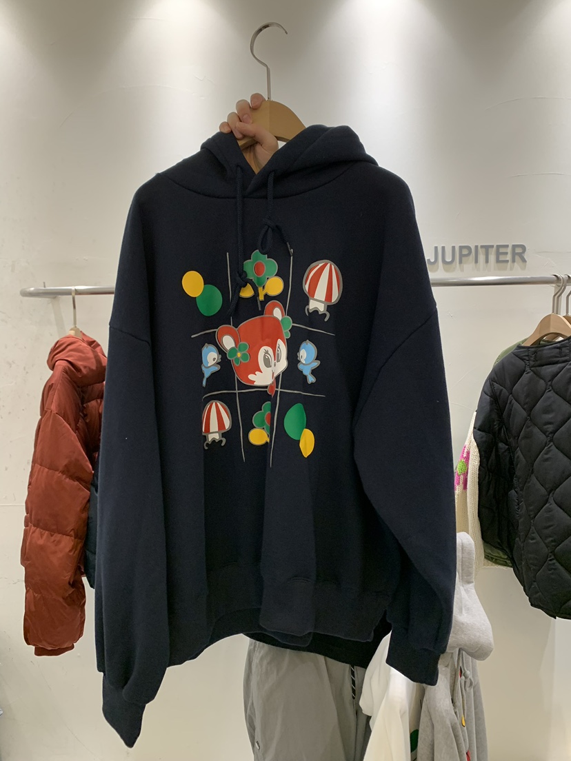 JUPITER韓國直郵女裝新品職業人氣24秋冬推薦真品時尚衛衣JUPITER衛衣圖色3