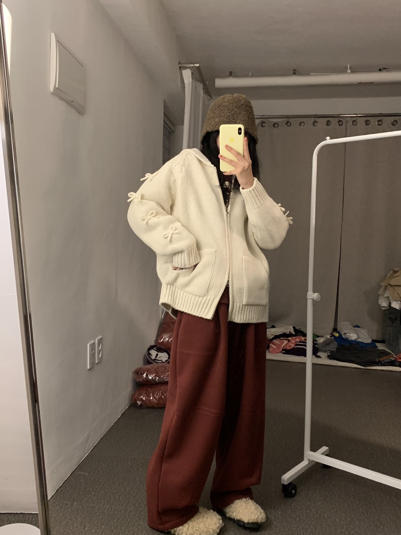 JUPITER韓國直郵女裝新款職業熱賣時尚真品針織衫細羊毛拉鏈JUPITER針織衫