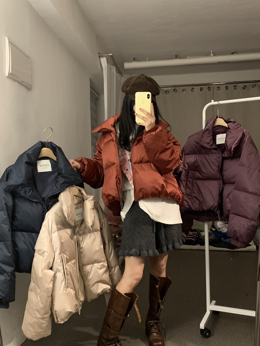 JUPITER韓國直郵東大門實拍女裝新品24秋冬休閑短款羽絨服JUPITER短款羽絨服