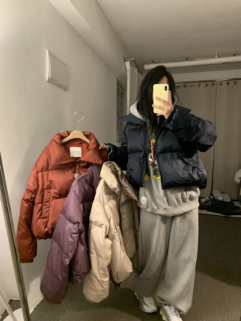JUPITER韓國直郵東大門實拍女裝新品24秋冬休閑短款羽絨服JUPITER短款羽絨服