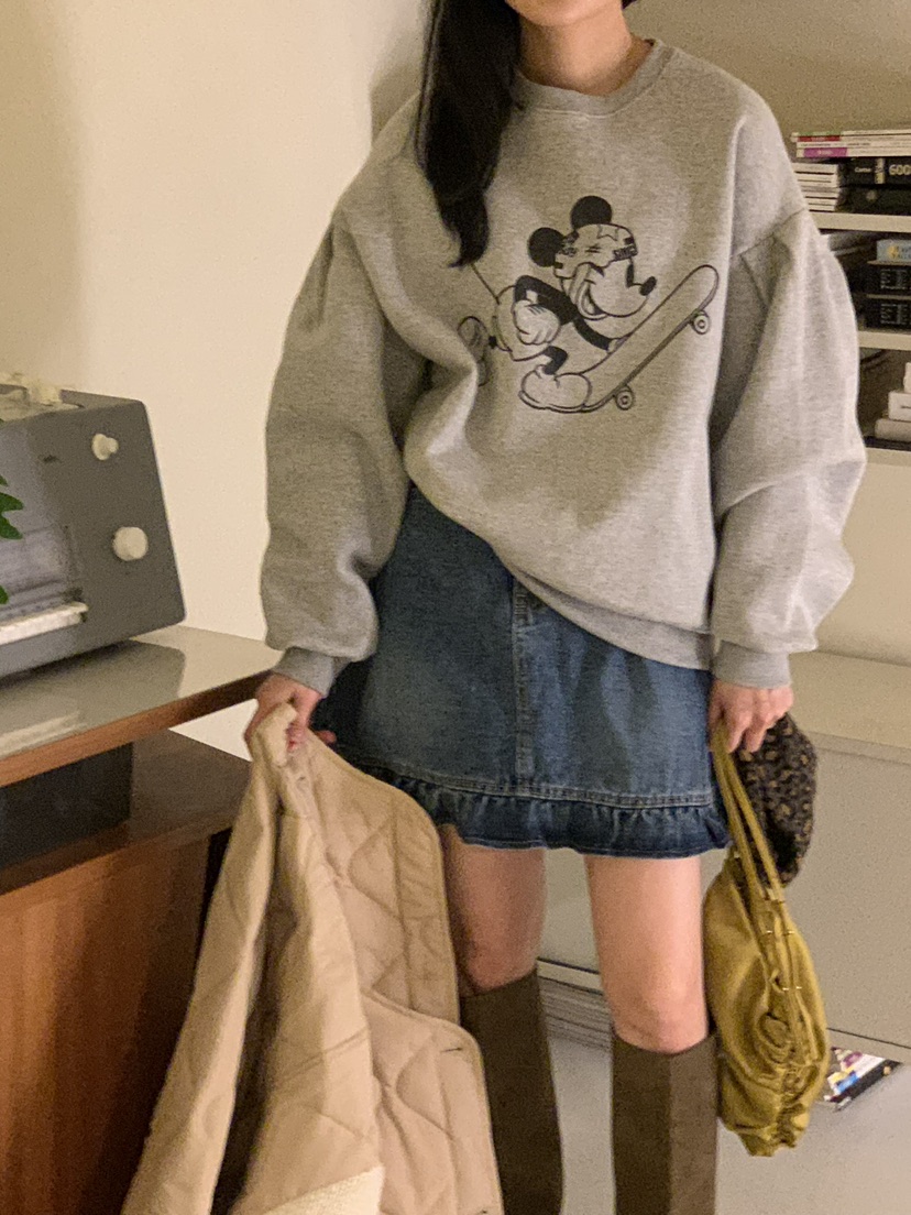 JUPITER韓國直郵東大門實拍女裝新品職業24秋冬熱賣推薦衛衣JUPITER衛衣