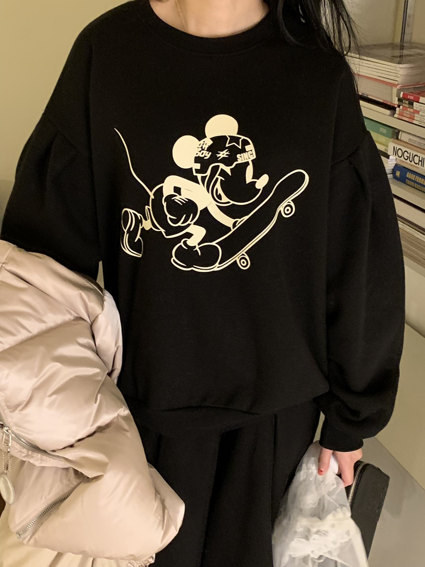 JUPITER韓國直郵東大門實拍女裝新品職業24秋冬熱賣推薦衛衣JUPITER衛衣