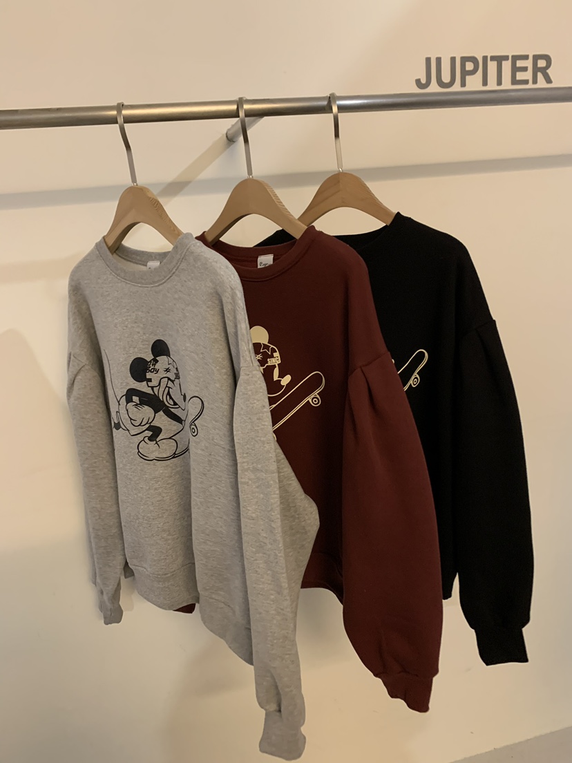 JUPITER韓國直郵東大門實拍女裝新品職業24秋冬熱賣推薦衛衣JUPITER衛衣