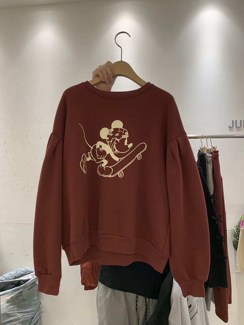 JUPITER韓國直郵東大門實拍女裝新品職業24秋冬熱賣推薦衛衣JUPITER衛衣圖色2