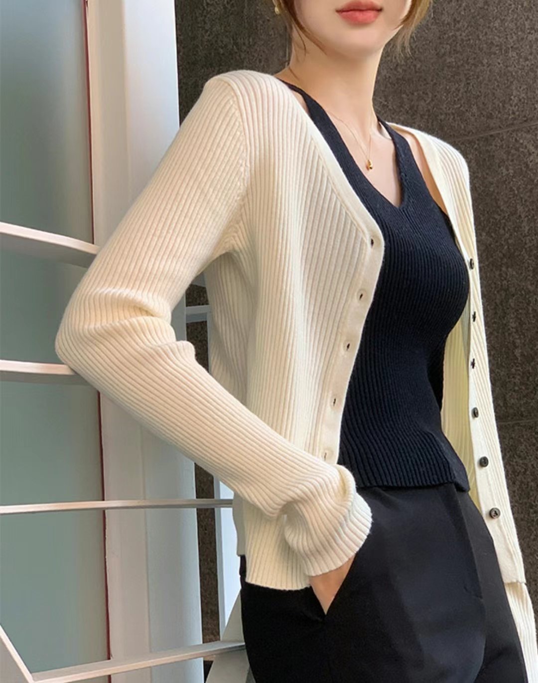 MARLY韓國直郵女裝新款時尚推薦熱賣職業24秋冬人氣針織衫MARLY針織衫