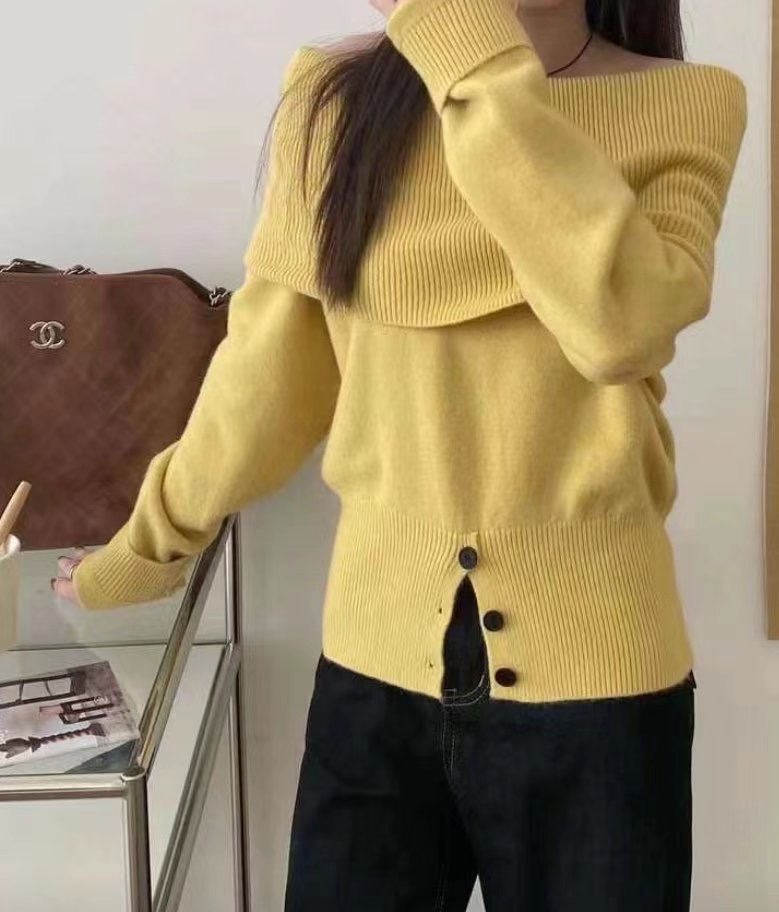 MARLY韓國直郵東大門代購女裝新品熱賣真品職業時尚推薦針織衫MARLY針織衫