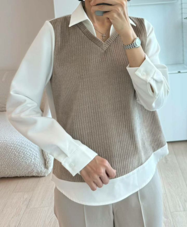 DAILY PROJECT韓國直郵東大門代購女裝新品時尚襯衫蕾絲衫DAILY PROJECT襯衫/蕾絲衫