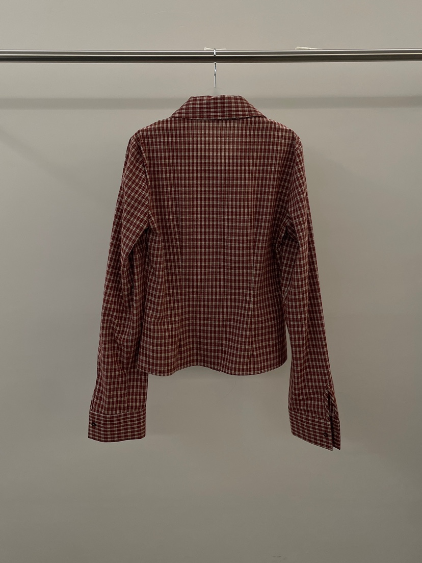 OUI-P韓國直郵東大門實拍女裝新品24秋冬時尚襯衫蕾絲衫OUI-P襯衫/蕾絲衫