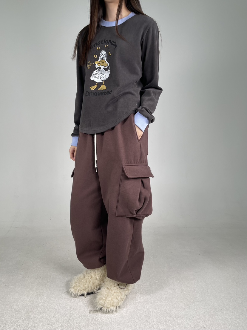 SHIRRING韓國直郵女裝新款真品24秋冬推薦人氣熱賣長袖T恤SHIRRING長袖T恤