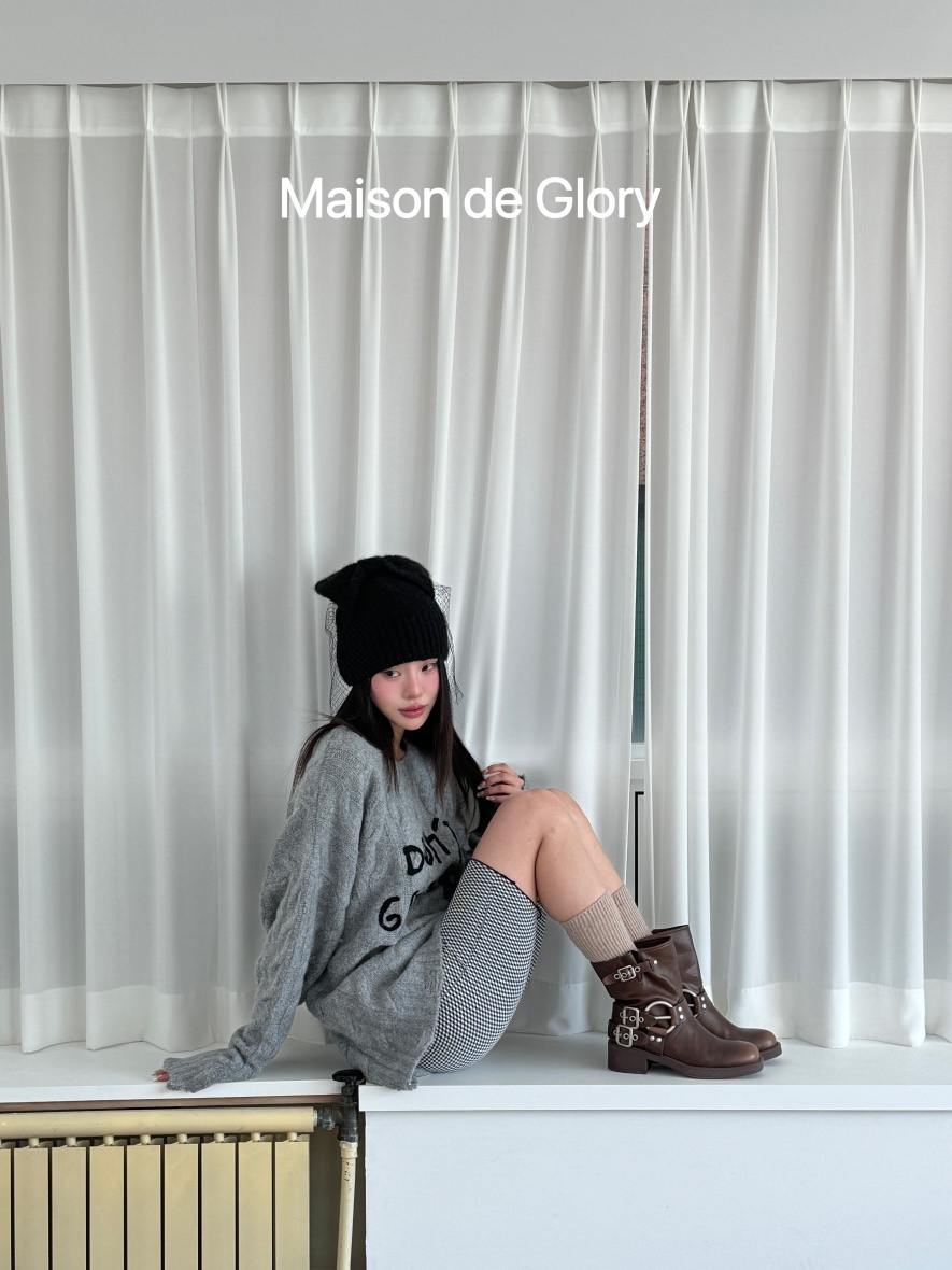 MAISON DE GLORY韓國直郵東大門代購女裝新品熱賣真品針織衫MAISON DE GLORY針織衫