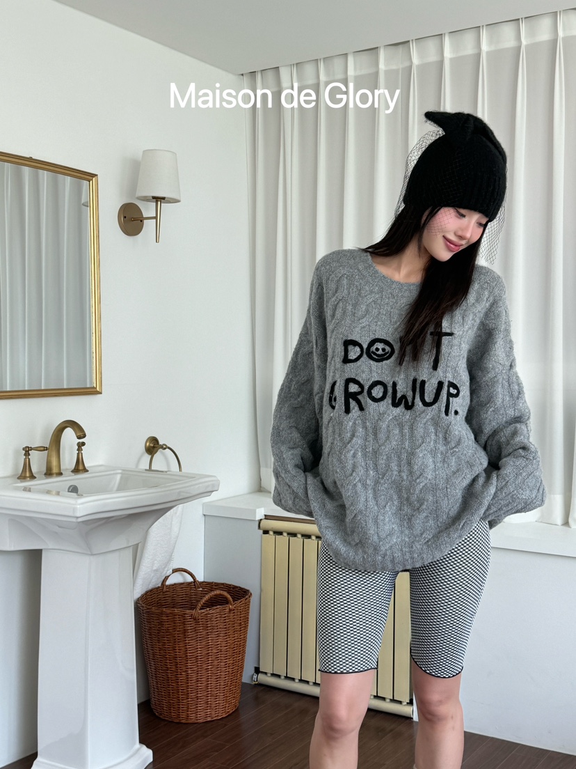MAISON DE GLORY韓國直郵東大門代購女裝新品熱賣真品針織衫MAISON DE GLORY針織衫圖色2