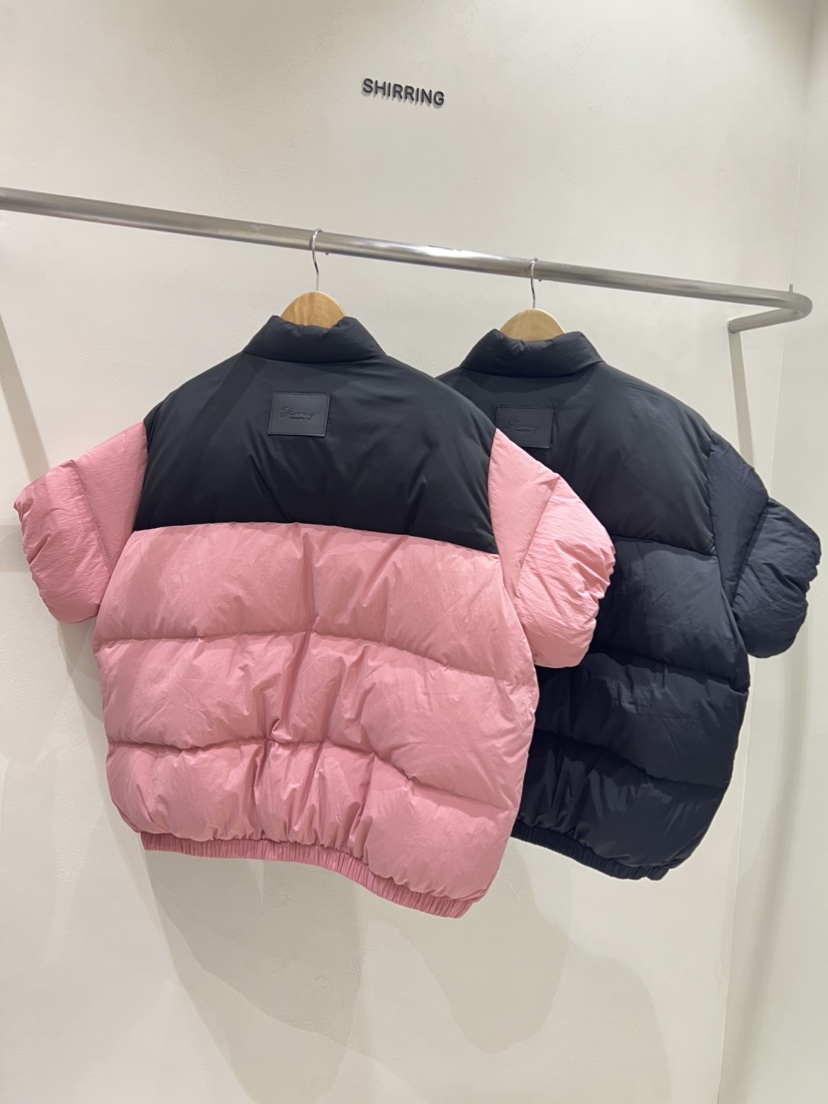 SHIRRING韓國直郵東大門實拍女裝新款職業休閑24秋冬外套填充SHIRRING外套