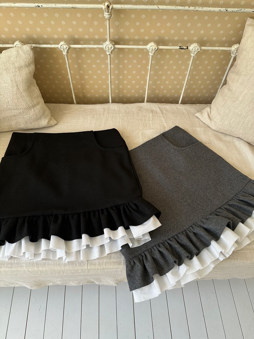 BYRING直郵韓國代購女裝新品休閑人氣真品熱賣24秋冬短裙BYRING短裙