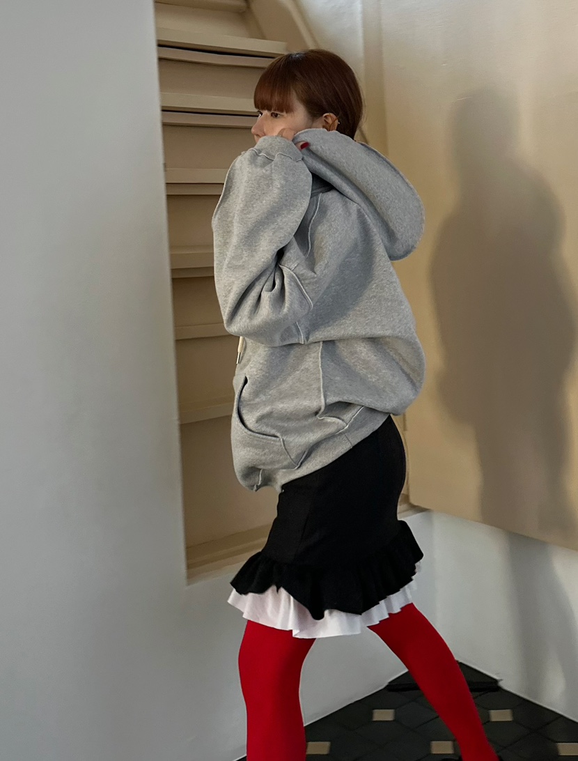 BYRING直郵韓國代購女裝新品休閑人氣真品熱賣24秋冬短裙BYRING短裙