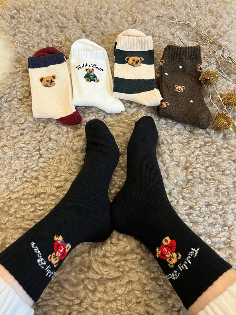 CACTUS十雙起/可混搭韓國直郵東大門實拍女裝新款人氣襪子羊絨CACTUS十雙起/可混搭襪子
