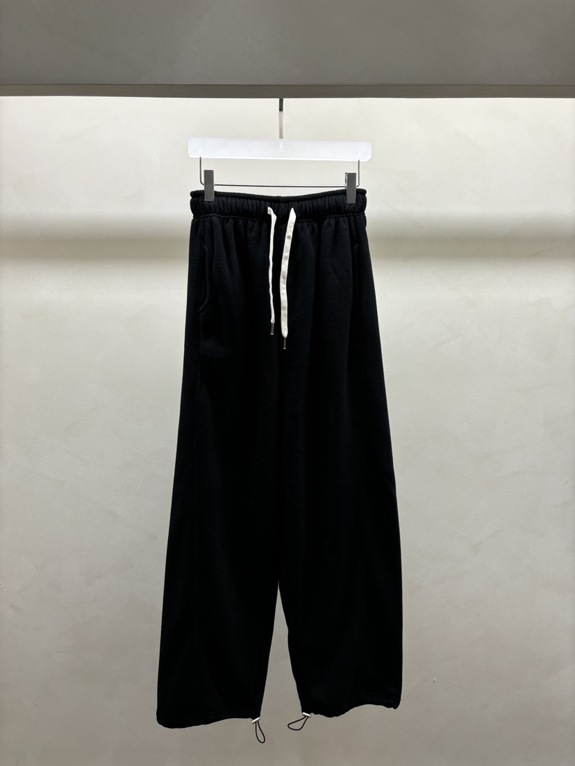 Waller韓國直郵東大門實拍女裝新款時尚推薦休閑休閑褲抓絨NOTHING休閑褲圖色3