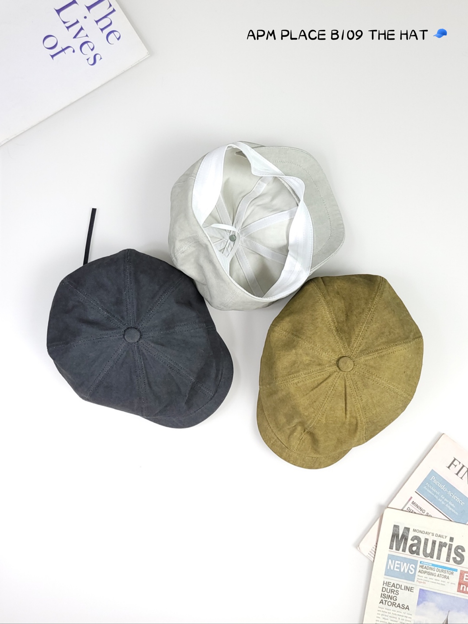 THE HAT韓國直郵東大門代購女裝新品熱賣24秋冬帽子復古THE HAT帽子