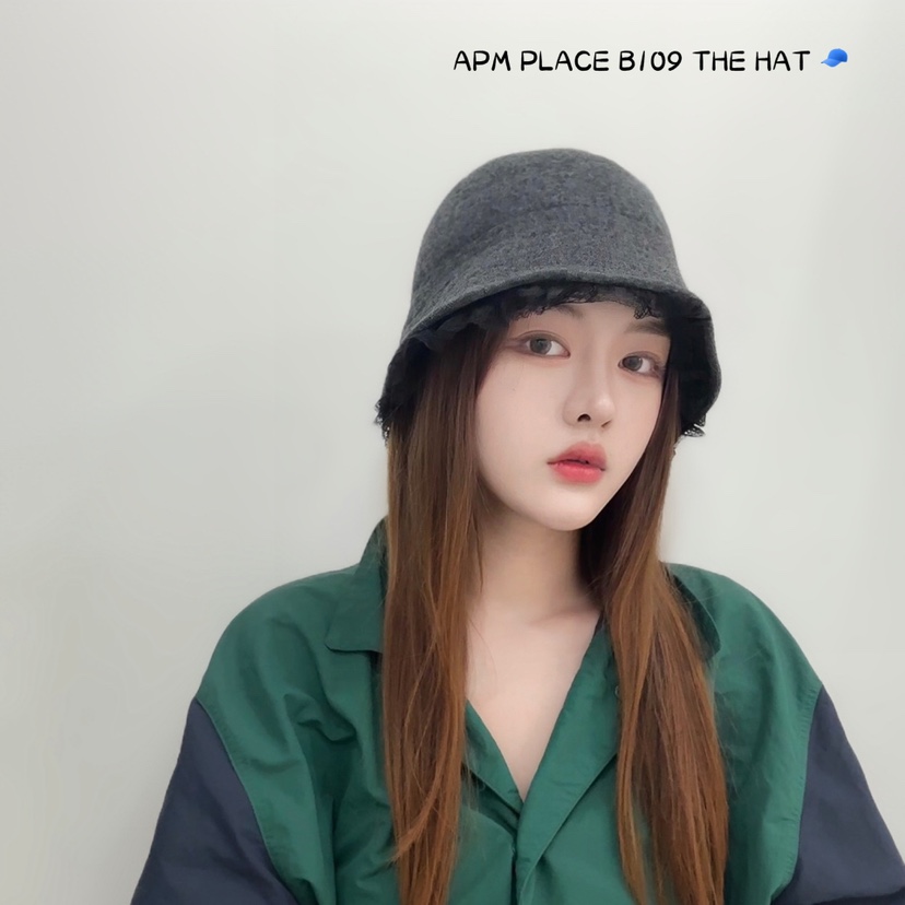 THE HAT韓國直郵東大門代購女裝新品人氣時尚24秋冬帽子蕾絲THE HAT帽子圖色2