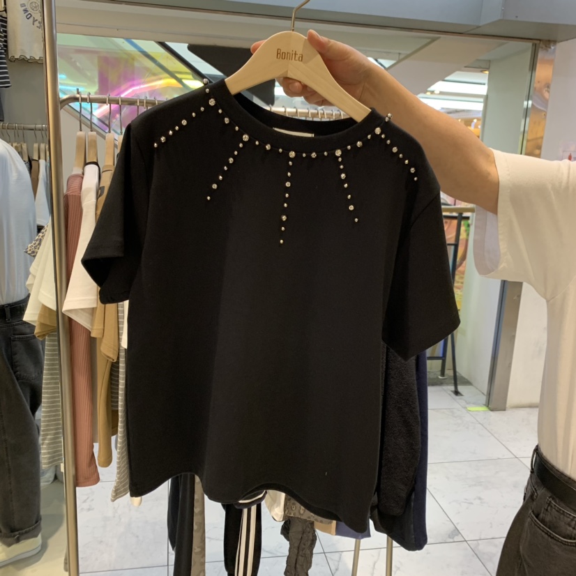 BONITA韓國直郵東大門實拍女裝新品時尚人氣24秋冬推薦T恤BONITA-QT恤圖色2