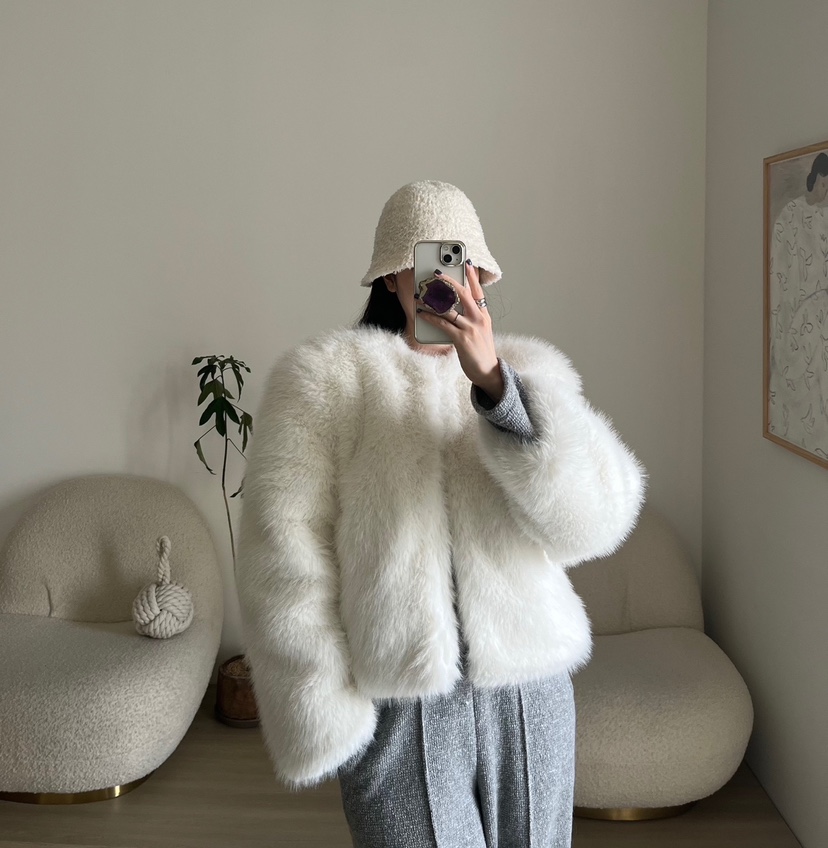 AMUSE SEOUL韓國直郵東大門代購女裝新款熱賣24秋冬夾克狐貍AMUSE SEOUL夾克