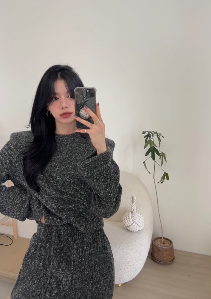 AMUSE SEOUL直郵韓國代購女裝新品真品職業24秋冬長袖T恤AMUSE SEOUL長袖T恤