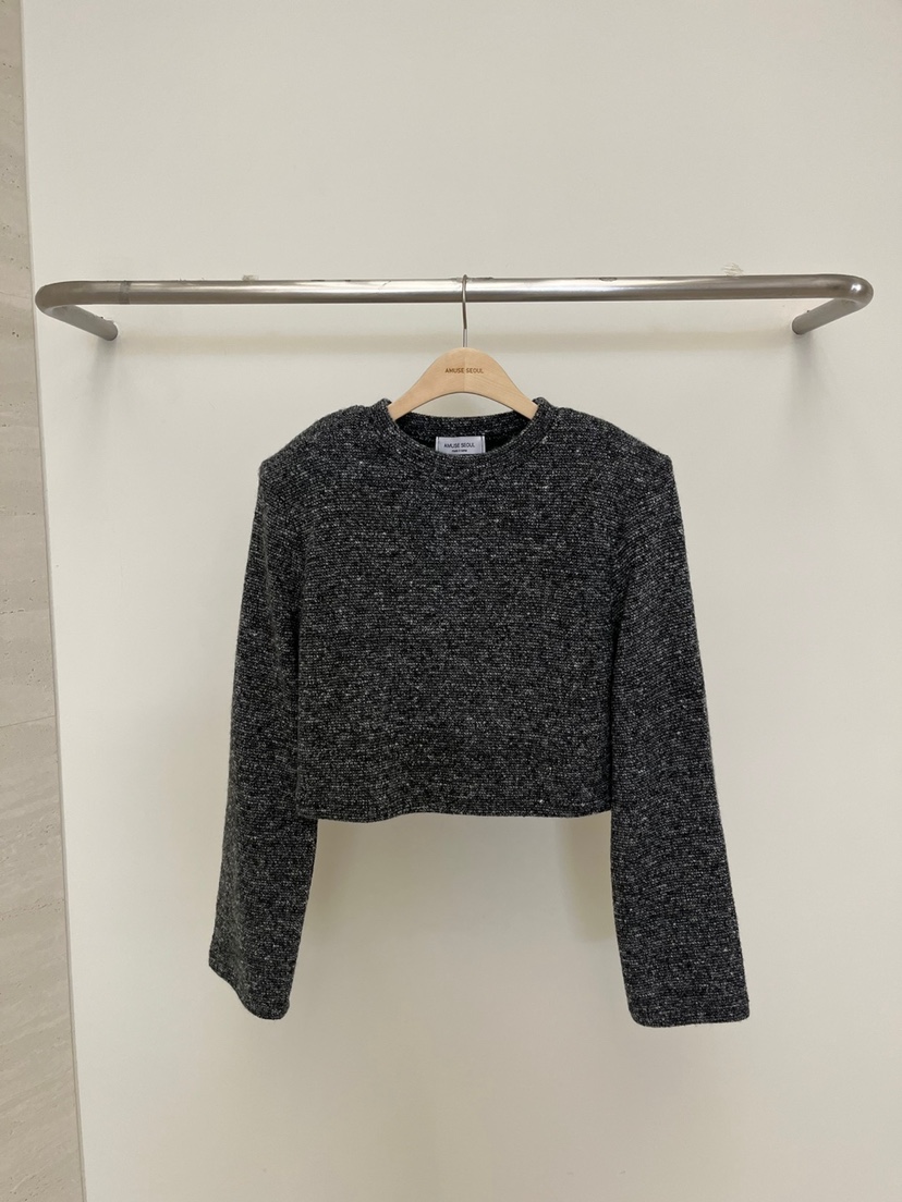 AMUSE SEOUL直郵韓國代購女裝新品真品職業24秋冬長袖T恤AMUSE SEOUL長袖T恤圖色2