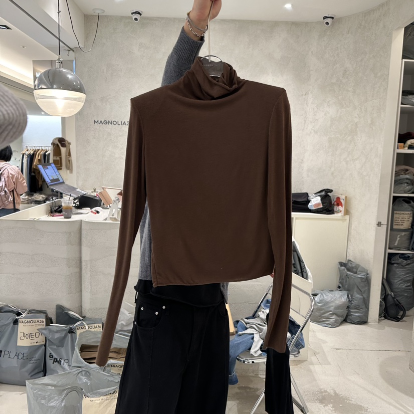 MAGNOLIA36-P韓國直郵東大門實拍女裝新款24秋冬長袖T恤MAGNOLIA36-P長袖T恤圖色3