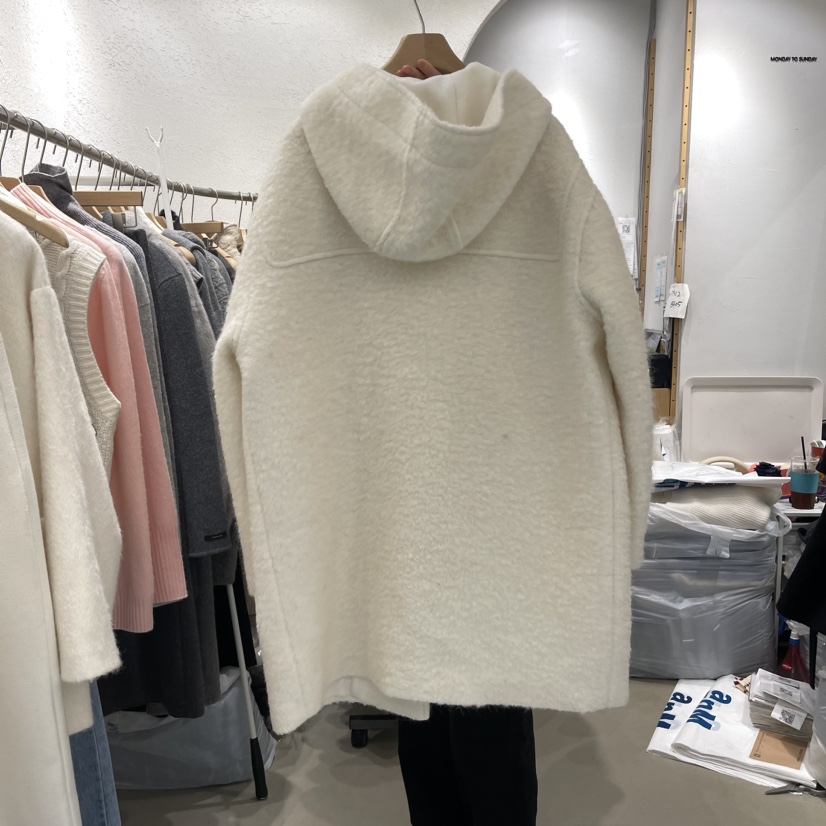 MONDAY TO SUNDAY韓國直郵東大門實拍女裝新品職業中長款大衣MONDAY TO SUNDAY中長款大衣