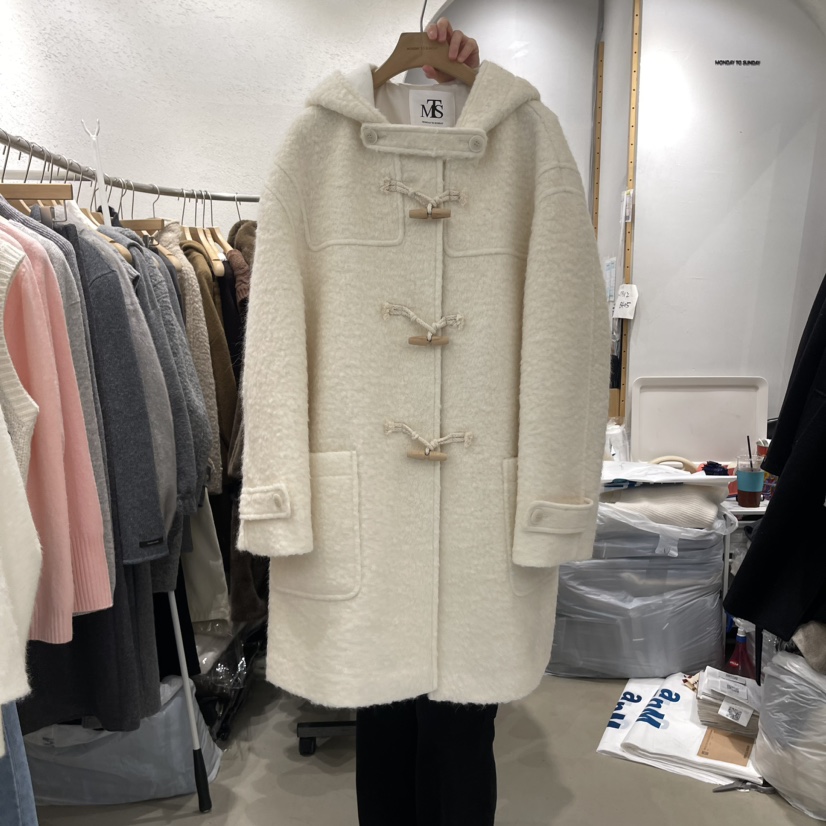 MONDAY TO SUNDAY韓國直郵東大門實拍女裝新品職業中長款大衣MONDAY TO SUNDAY中長款大衣圖色1