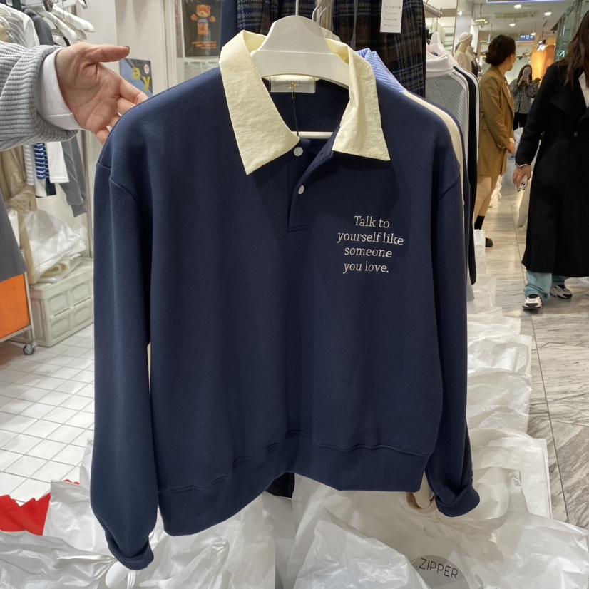 ZIPPER韓國直郵女裝新品時尚熱賣人氣職業休閑真品衛衣拉絨ZIPPER衛衣